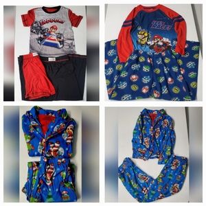 Super Mario Cart Pajama Sets-3 Sets